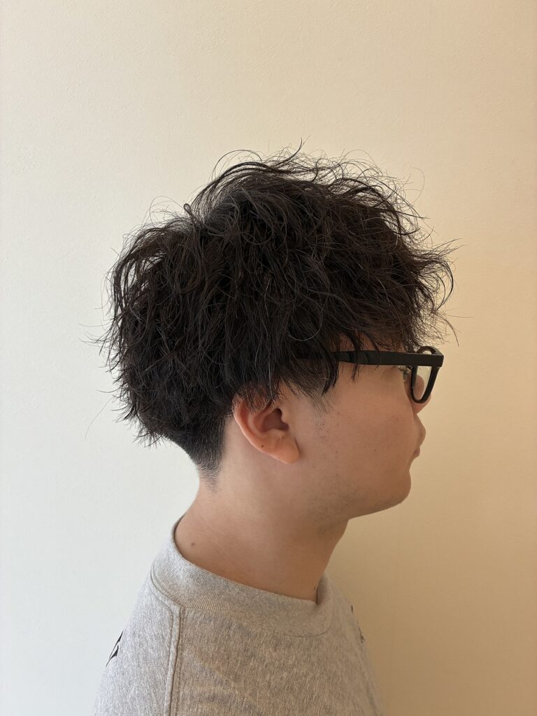 マッシュ×ツイストスパイラルパーマ