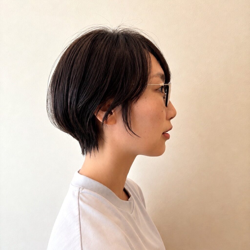 ショートヘアUP